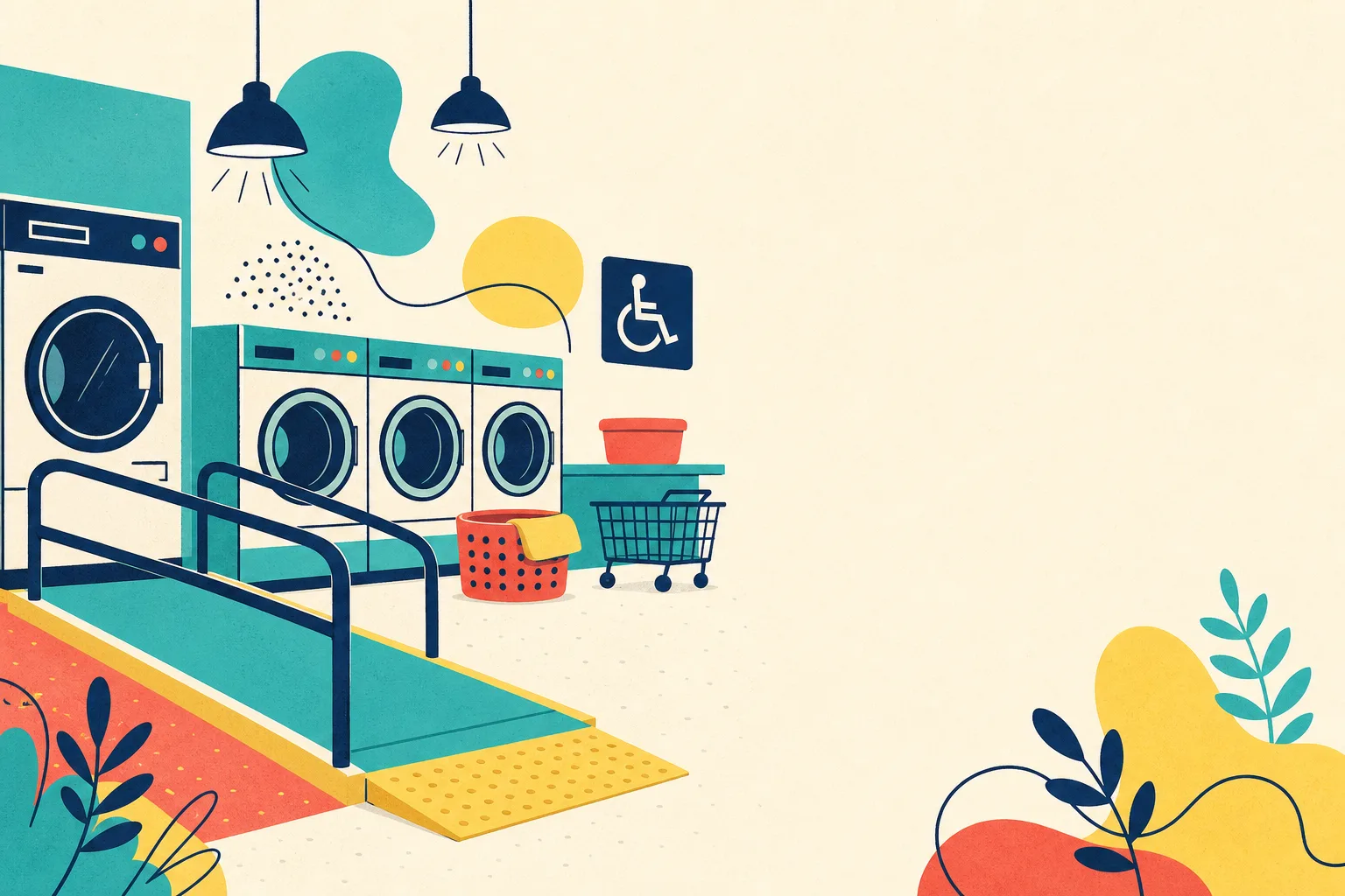 Flat illustration for the article "Americans with Disability Act".