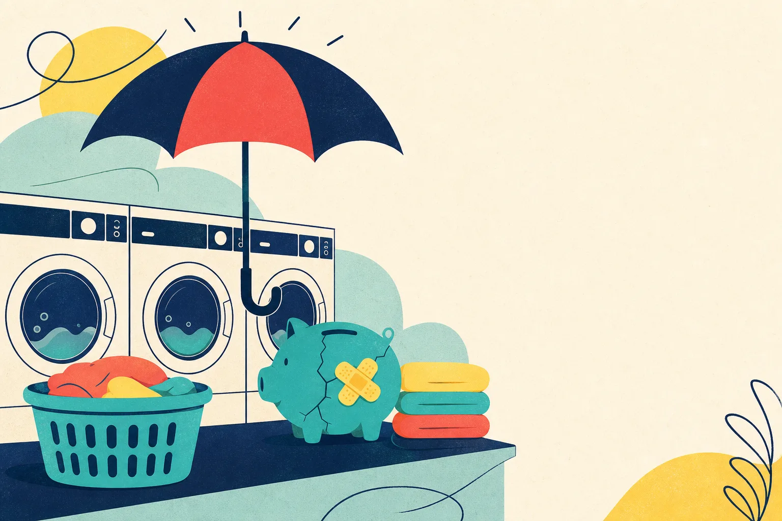 Flat illustration for the article "Increased Insurance Turning Into NonProfits".